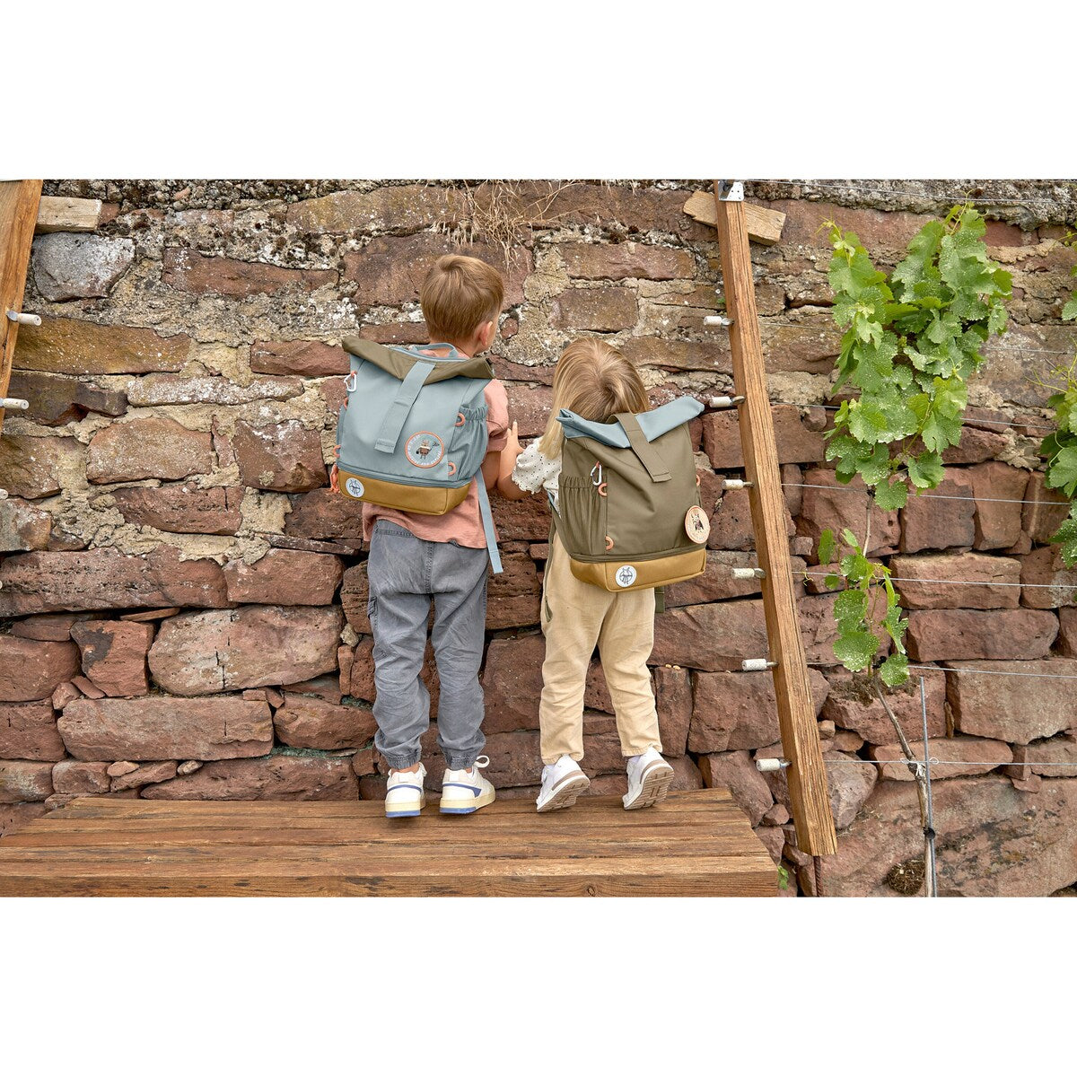 Barnehagesekk Mini Rolltop Backpack fra 3 år - Lässig