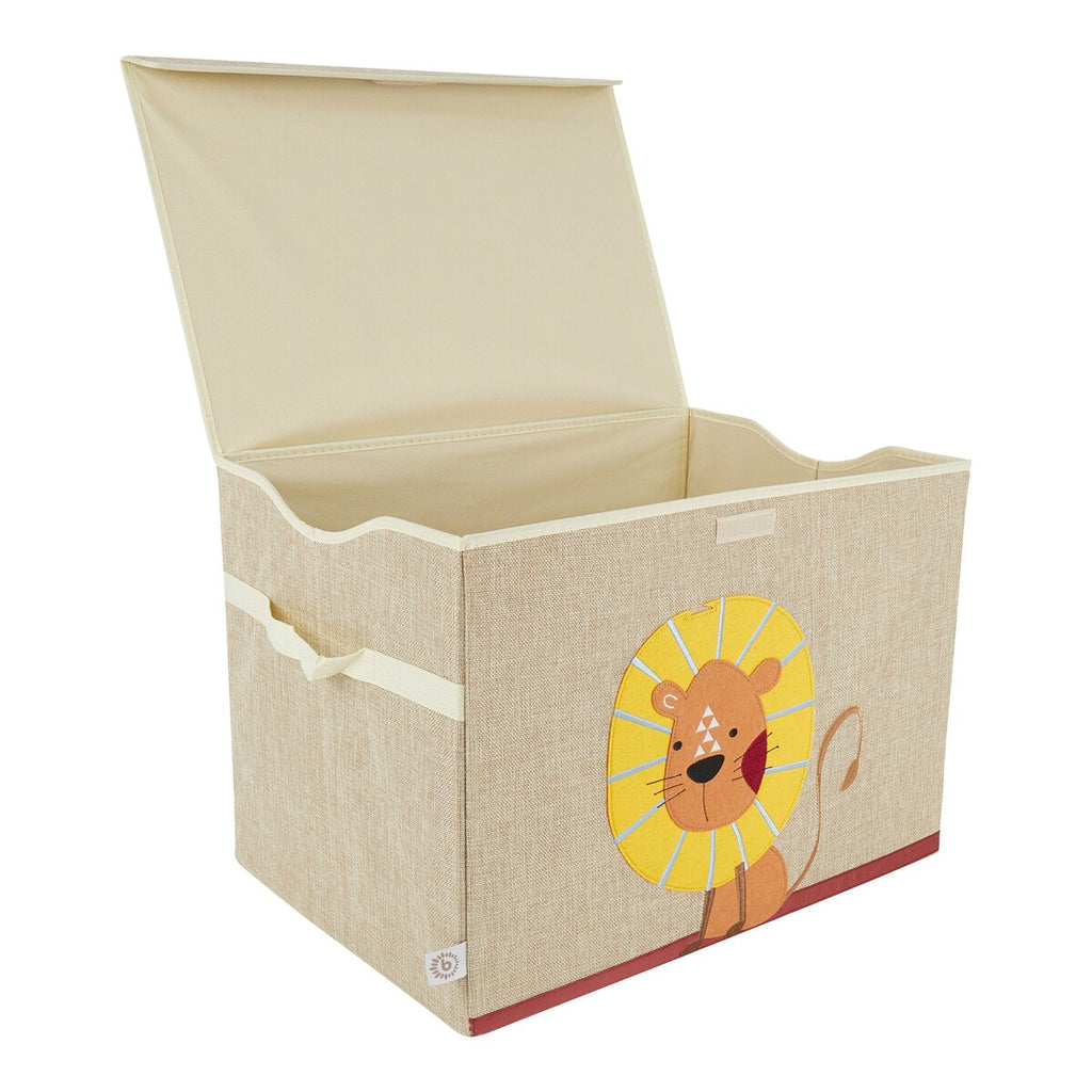 Oppbevaringskiste med lokk 36x51x36 cm polyester - Bieco