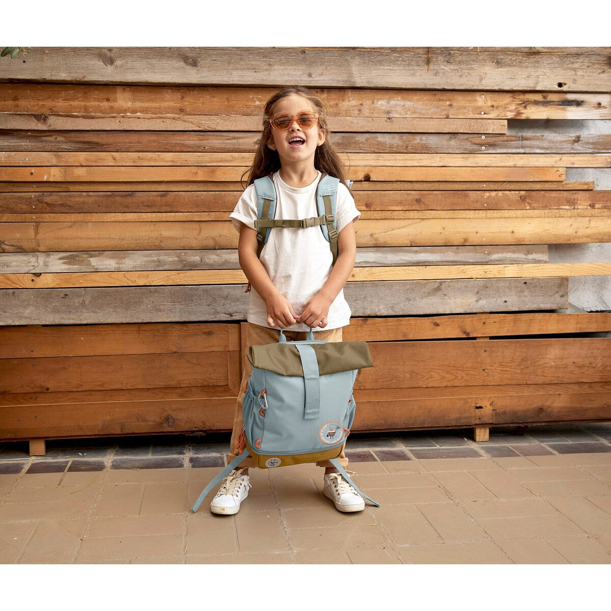 Barnehagesekk Mini Rolltop Backpack fra 3 år - Lässig