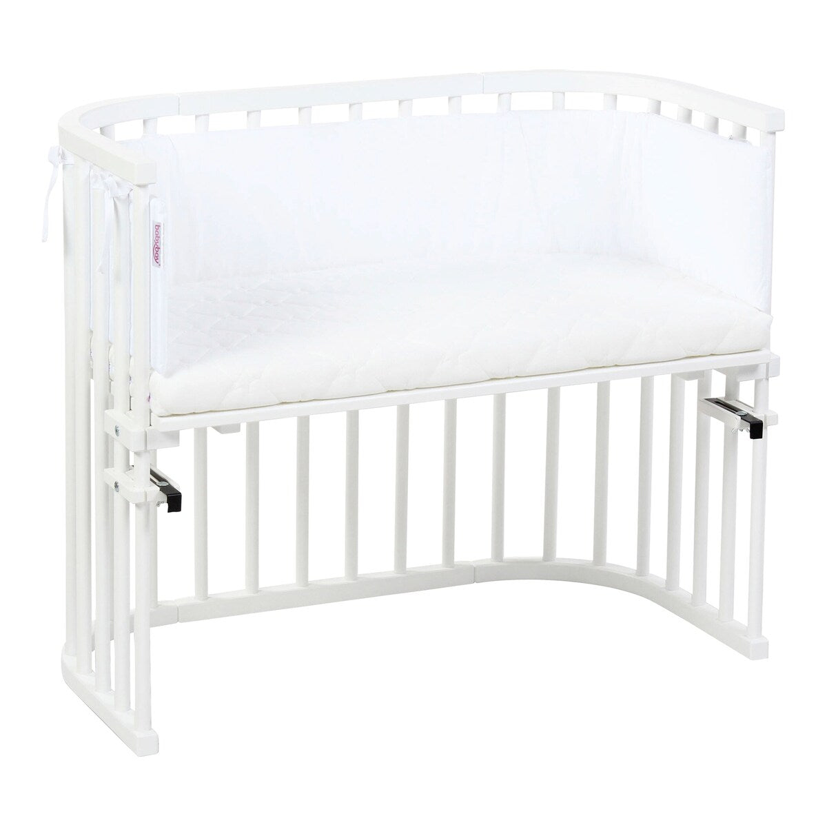 Sengebeskytter i økologisk bomull for bedside-seng 34x180 cm - babybay