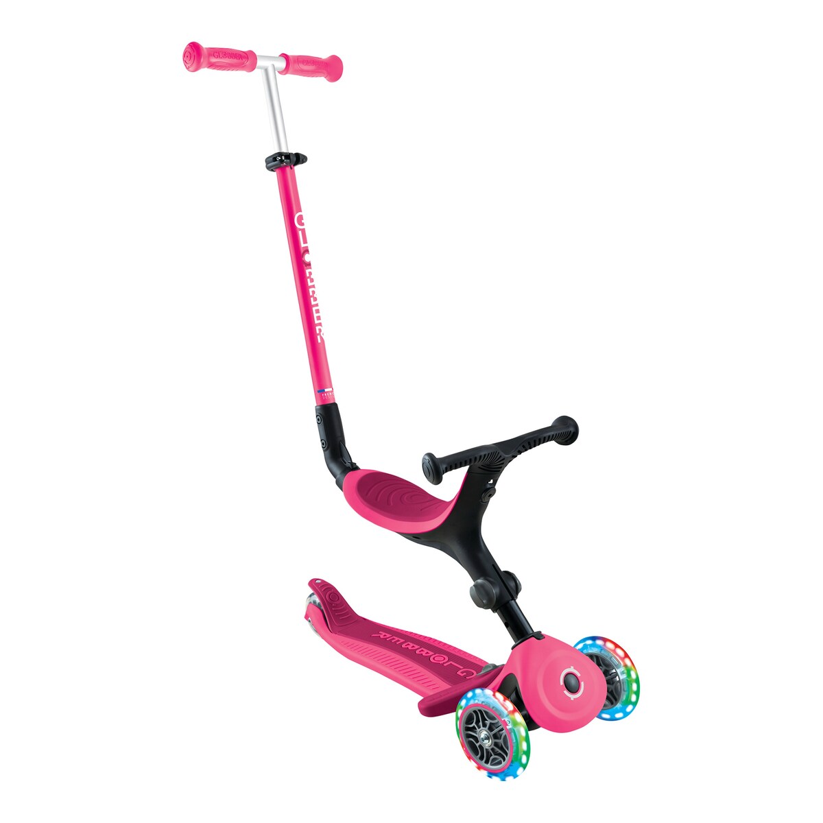 Sparkesykkel 3-i-1 Go-Up Active med lyshjul fra 15 mnd - Globber