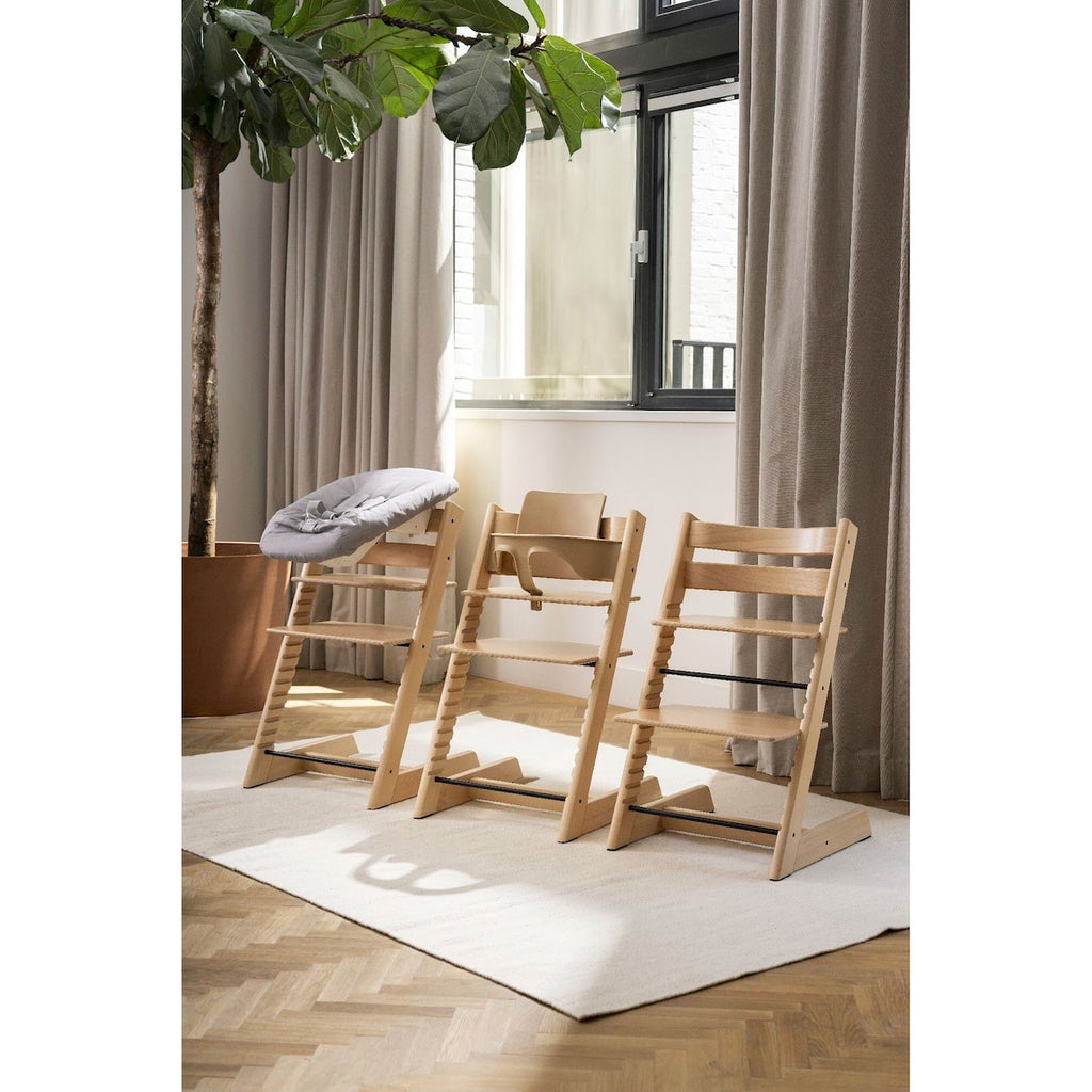 Pakke Tripp Trapp barnestol inkl. YOYO3 stell svart & tekstilsett 6+ svart - Stokke