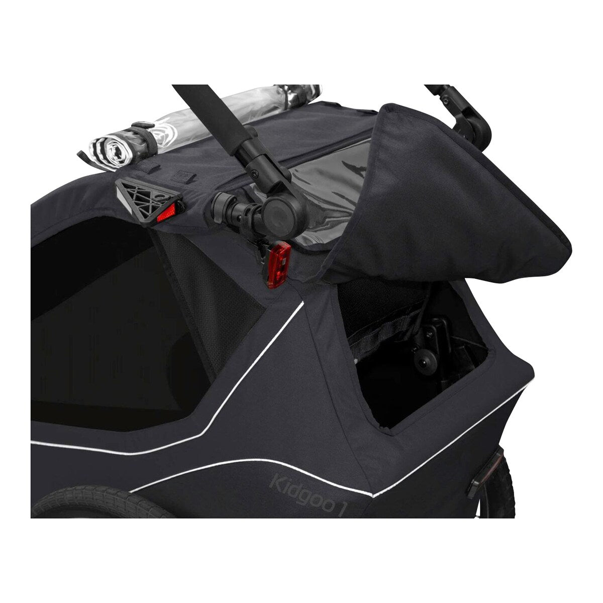 Sykkeltilhenger Kidgoo 1 jogger og buggy, 50 kg, fra 6 mnd - Qeridoo