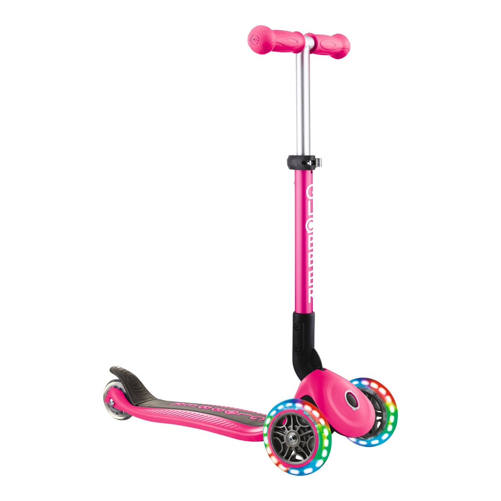 Sparkesykkel Junior med LED-lyshjul fra 24 mnd - Globber