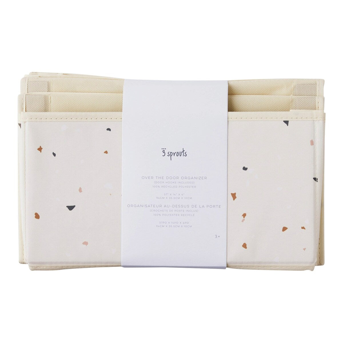Hengeoppbevaring med 4 lommer 94x33 cm - 3 Sprouts