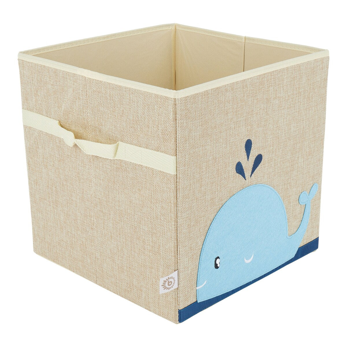 Oppbevaringsboks i polyester 32x32x32 cm med dyremotiv - Bieco