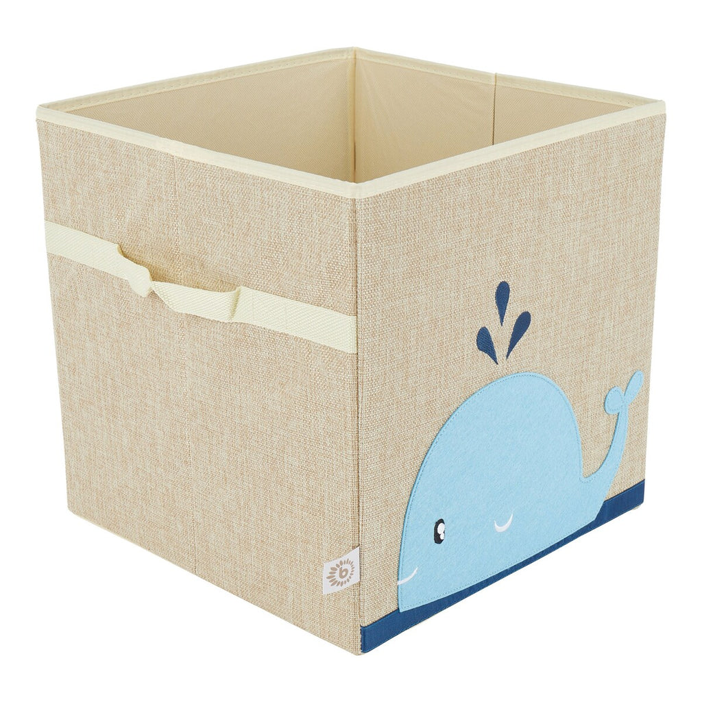 Oppbevaringsboks i polyester 32x32x32 cm med dyremotiv - Bieco