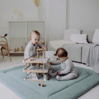Krableteppe mini-piqué 120x120 cm økologisk bomull - Emma & Noah