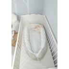 Babynest vaffelpiké vendbart 55x95 cm justerbar størrelse - Ullenboom