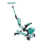 Sparkesykkel 3-i-1 Go-Up Baby 360 med lyshjul og LED-modul - Globber