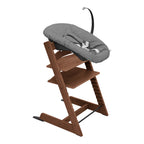 Tripp Trapp pakke i eik med Newborn Set Deep Grey - Stokke