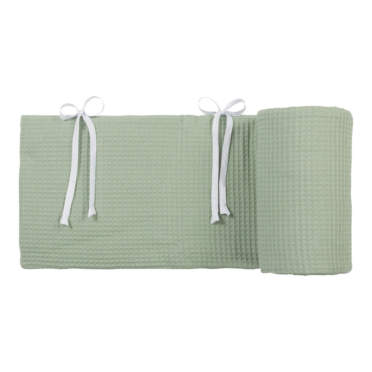 Sengebeskytter vaffelpiké for babybay Maxi/Boxspring/Comfort 168x23 cm - babybay