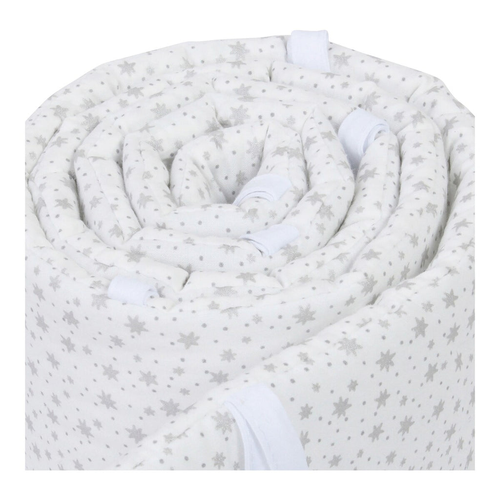 Sengebeskytter i økologisk bomull for bedside-seng 34x180 cm - babybay