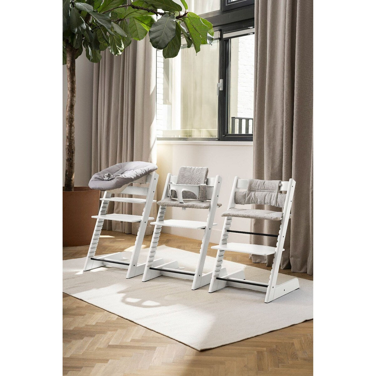 Tripp Trapp trappestol bøk med gravering 78 cm - Stokke