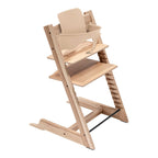 Tripp Trapp pakke i bøk med Newborn Set Deep Grey - Stokke