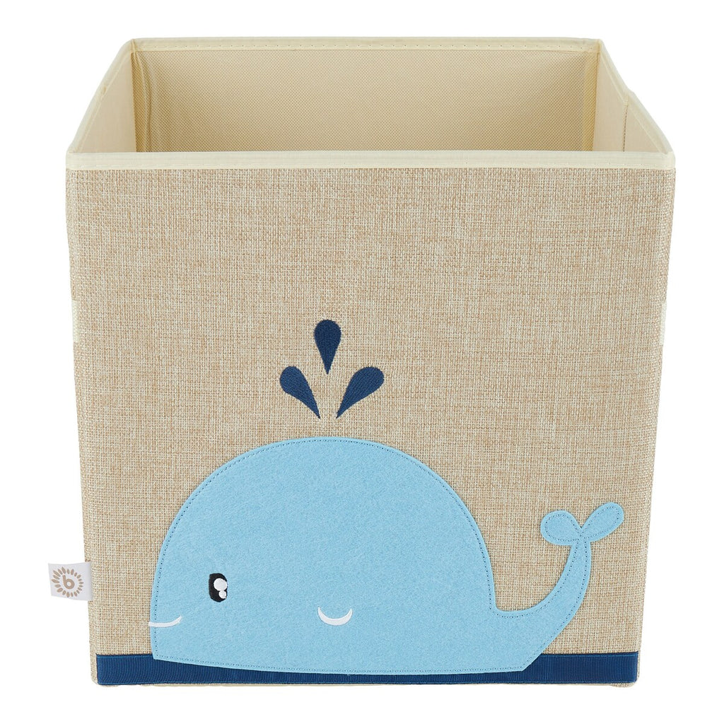 Oppbevaringsboks i polyester 32x32x32 cm med dyremotiv - Bieco