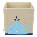 Oppbevaringsboks i polyester 32x32x32 cm med dyremotiv - Bieco