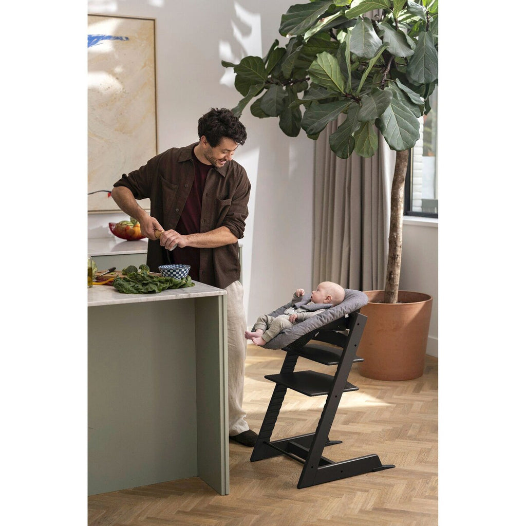 Tripp Trapp trappestol bøk med gravering 78 cm - Stokke