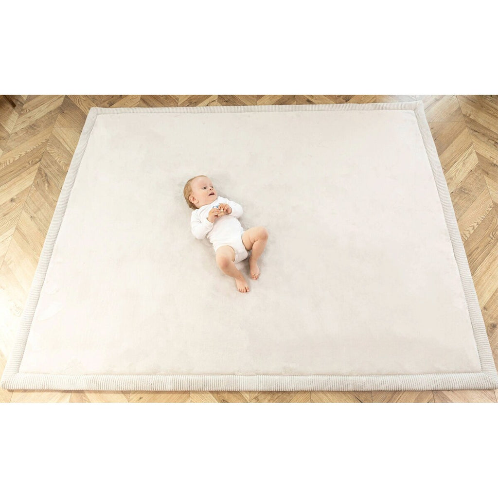 Barneteppe med minneskum 150x200 cm korallfløyel - Hakuna Matte