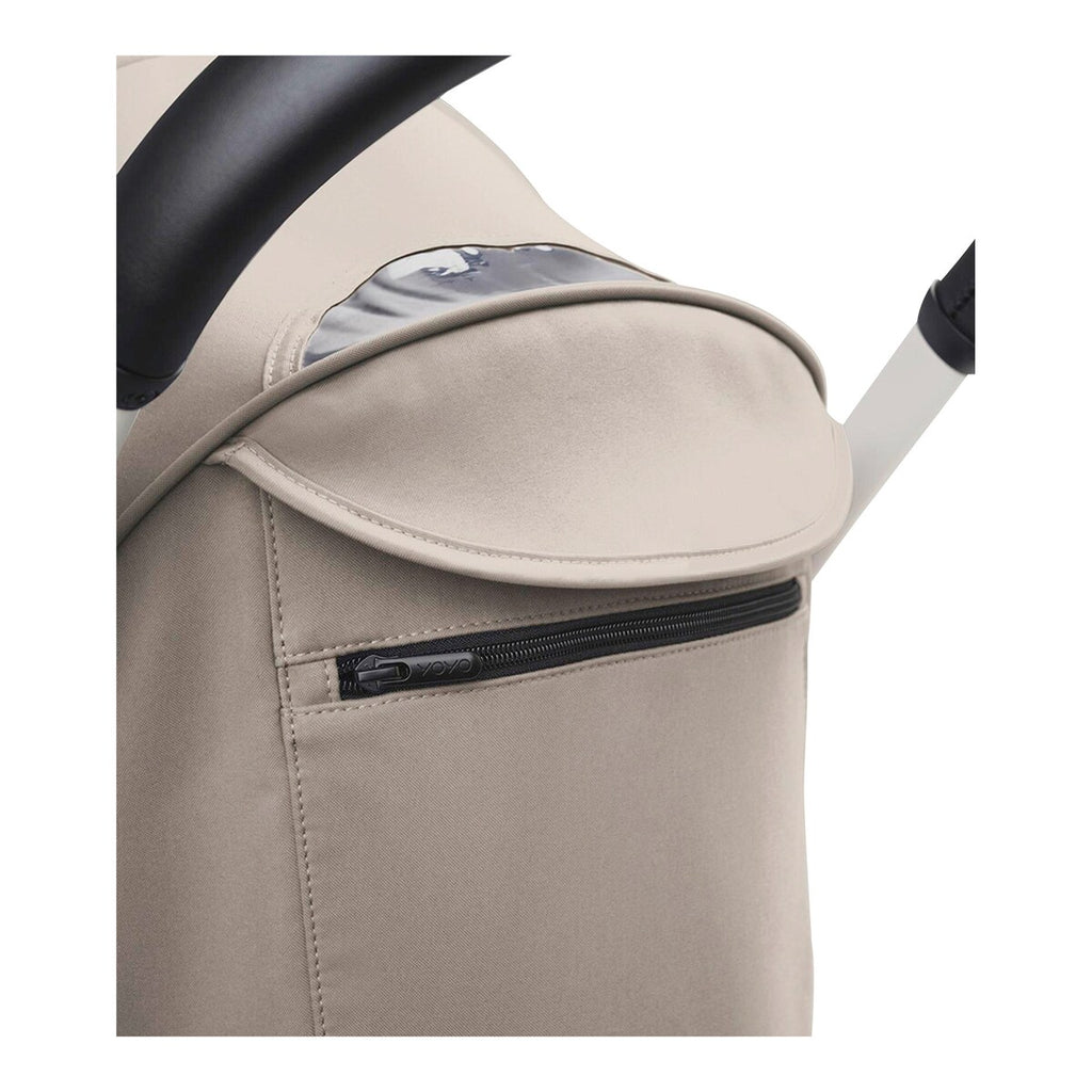Pakke Tripp Trapp barnestol inkl. YOYO3 stell svart & tekstilsett 6+ taupe - Stokke