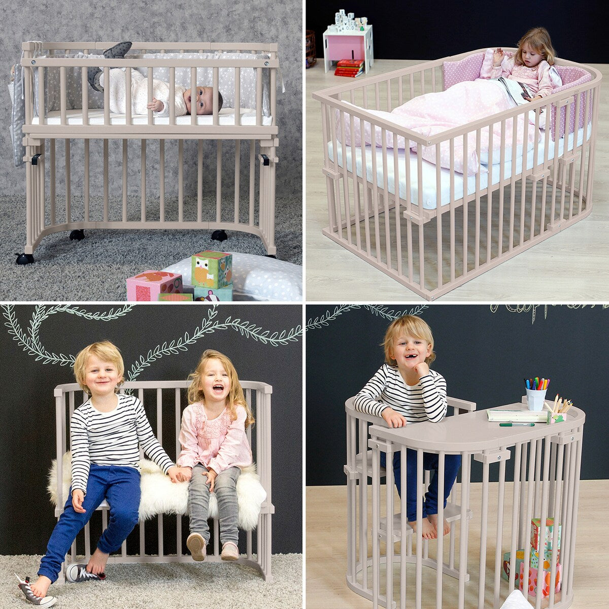 Sengehest Maxi Comfort Plus 89x51 cm massiv bøk - babybay®