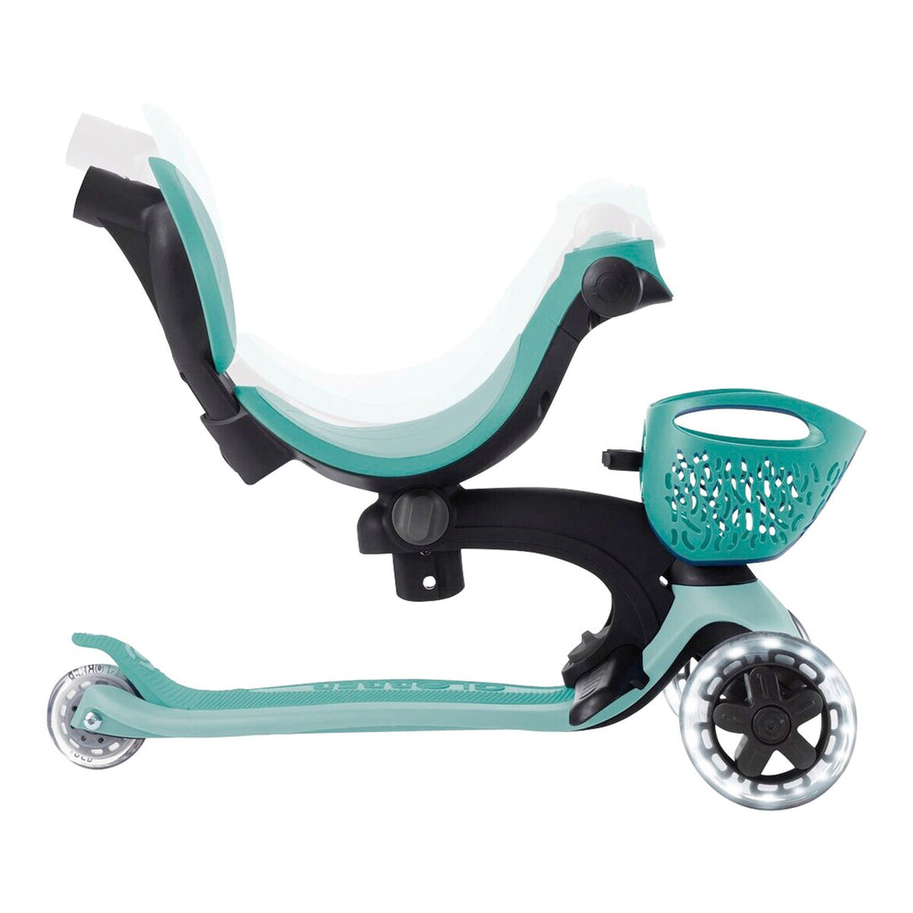 Sparkesykkel 3-i-1 Go-Up Baby 360 med lyshjul og LED-modul - Globber