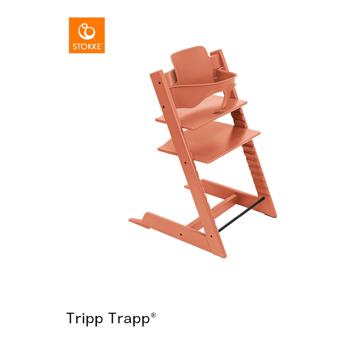 Tripp Trapp barnestol med babysett, bøk, fra 6 mnd - Stokke