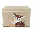 Oppbevaringskiste med lokk 36x51x36 cm polyester - Bieco