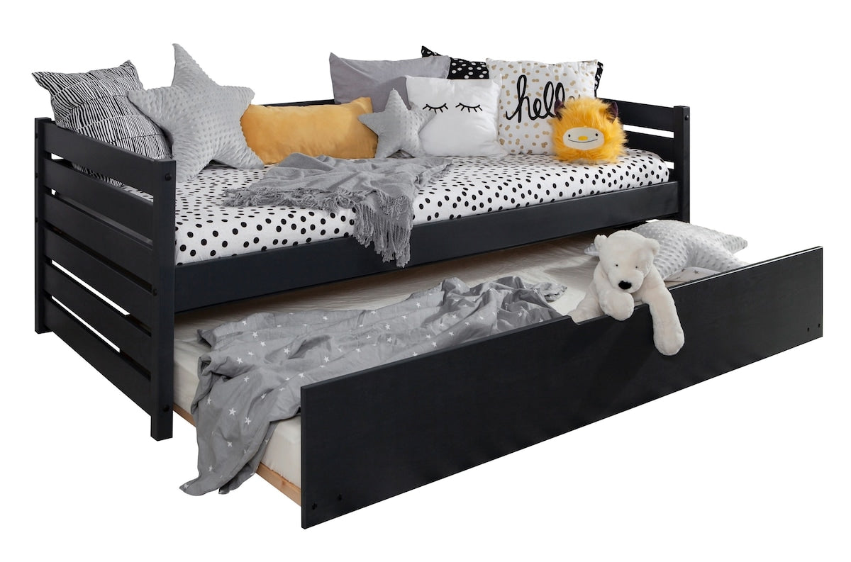 Sofaseng Naomi med uttrekksseng 90x200 cm furu, fra 6 år - Ticaa