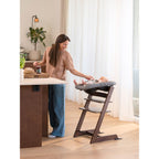 Trappestol Tripp Trapp eik med Newborn sett fra fødsel - Stokke