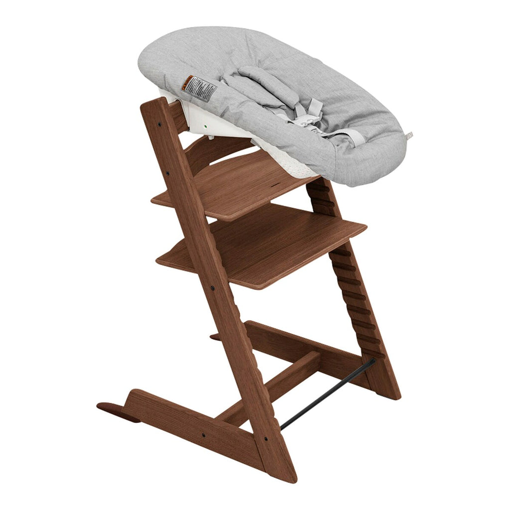 Trappestol Tripp Trapp eik med Newborn sett fra fødsel - Stokke