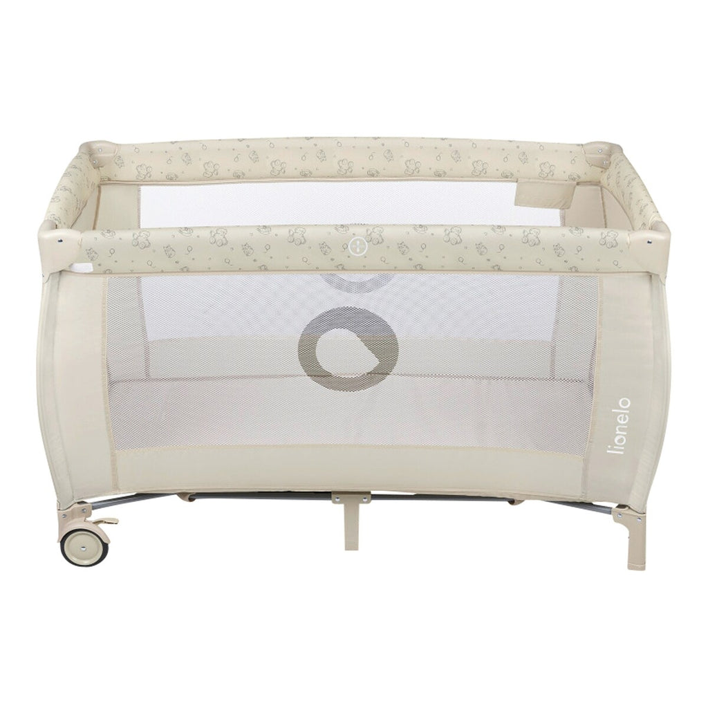 Reiseseng Sven Plus 2-i-1 med stelletopp og baldakin 127x71 cm - Lionelo