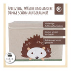 Oppbevaringskiste med lokk 36x51x36 cm polyester - Bieco