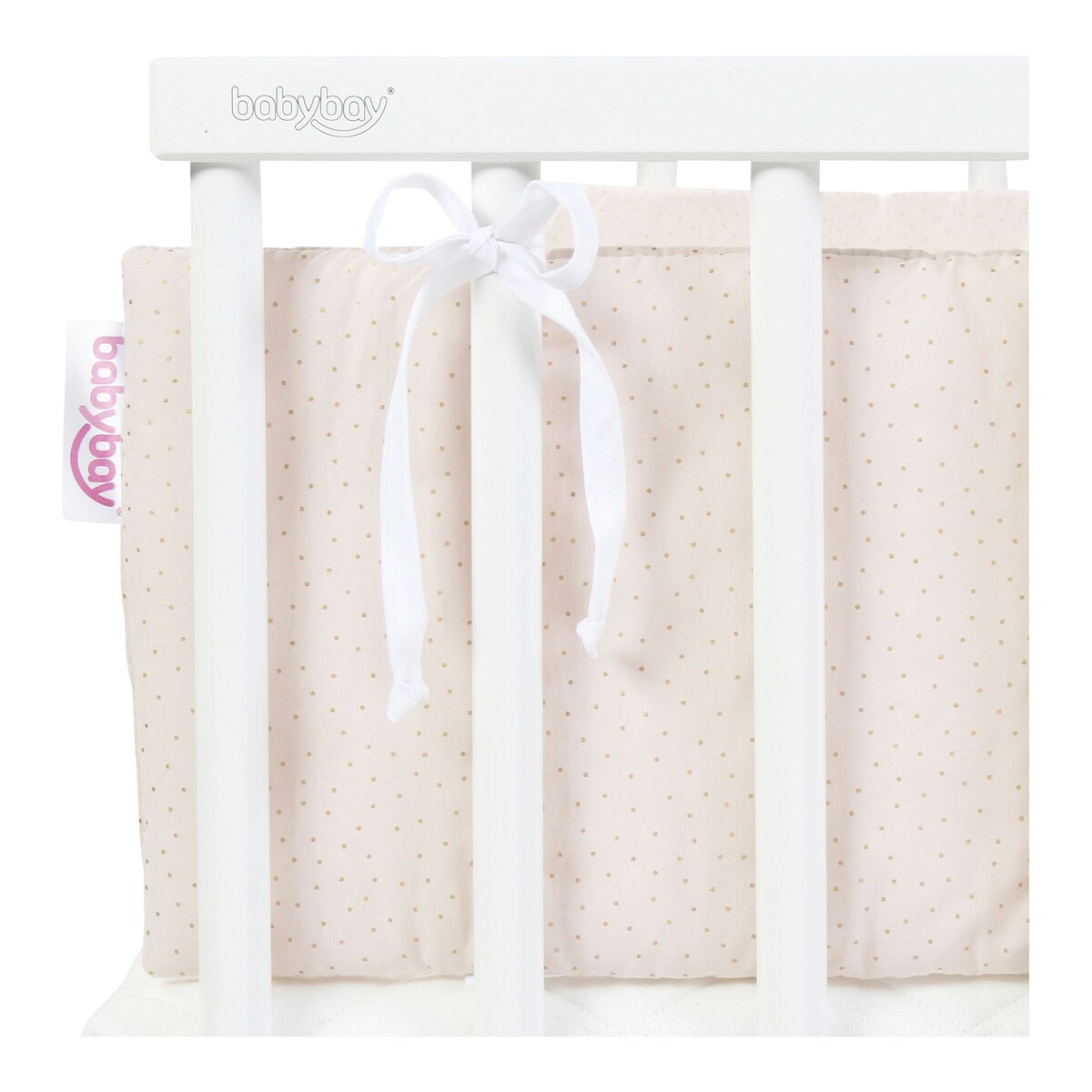 Sengebeskytter Organic Cotton Royal for bedside crib Maxi - babybay