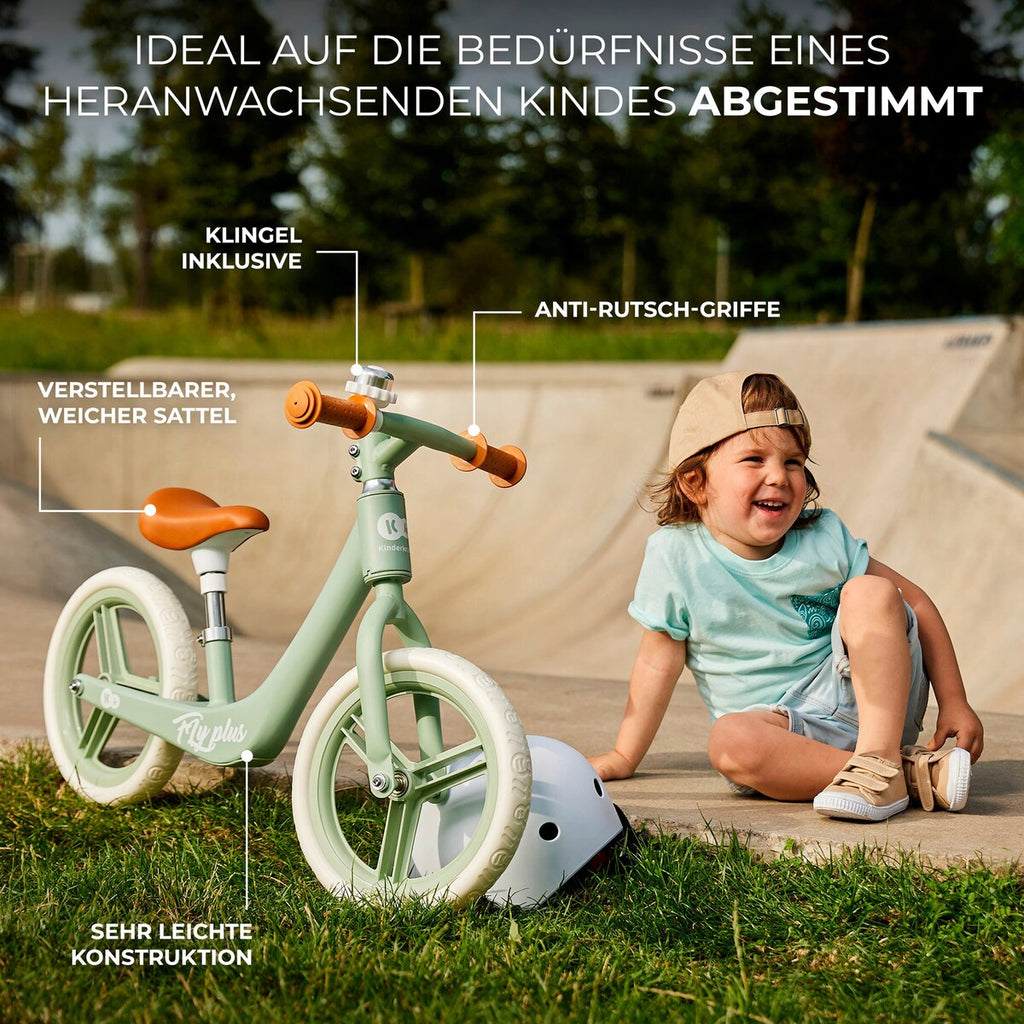 Balanssykkel FLY PLUS 12" magnesiumramme fra 2 år - Kinderkraft