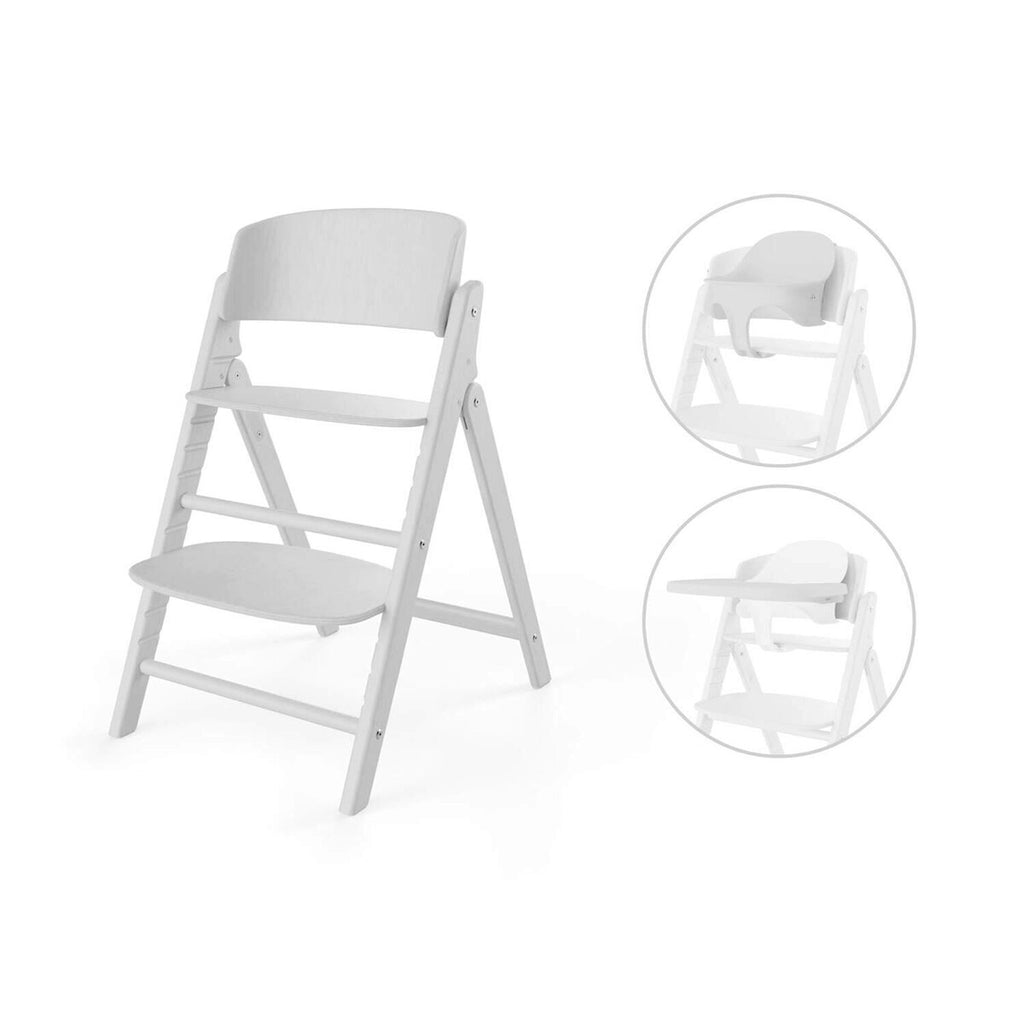 Barnestol CLICK & FOLD 3in1-sett med babysett i bøk - Cybex