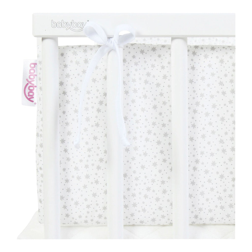 Sengebeskytter i økologisk bomull for bedside-seng 34x180 cm - babybay