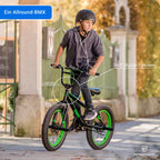 BMX-sykkel Tokyo 20 tommer fatbike med kjedebeskytter - Bergsteiger