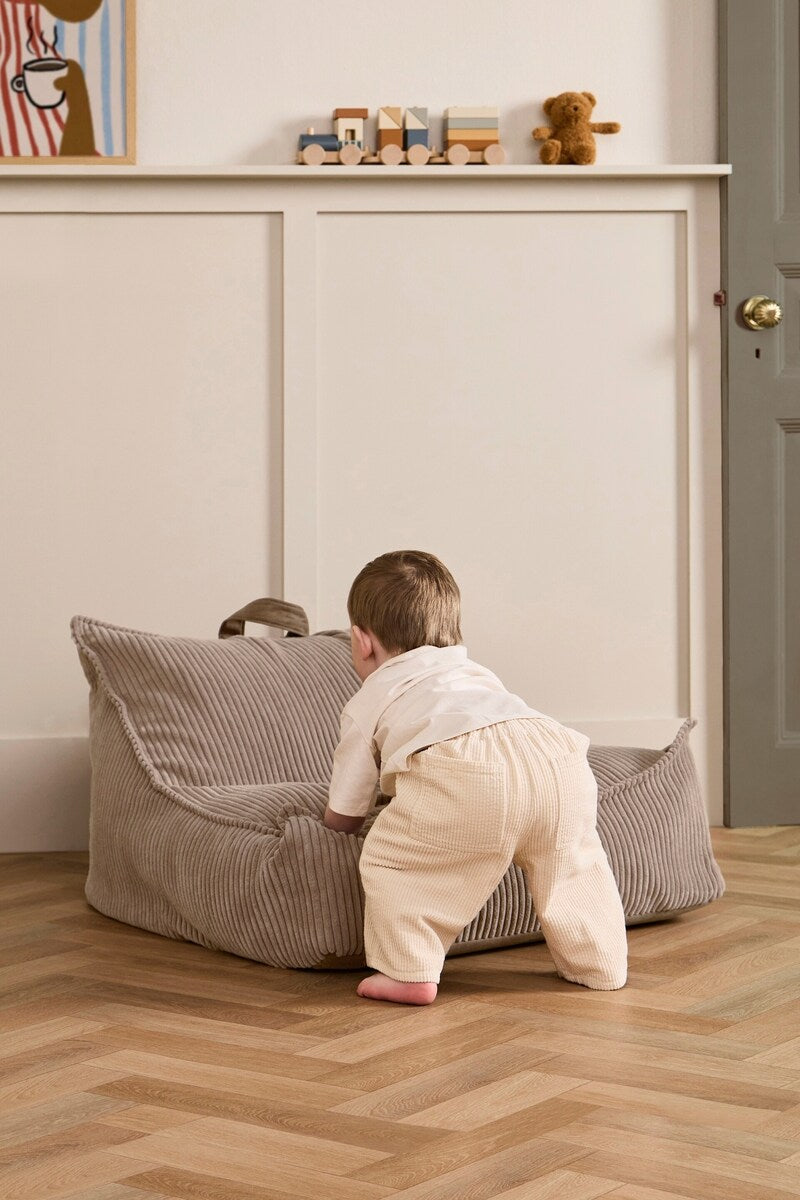 Sakkosekk med kordfløyelstrekk 80x75x40 cm - Kids Concept