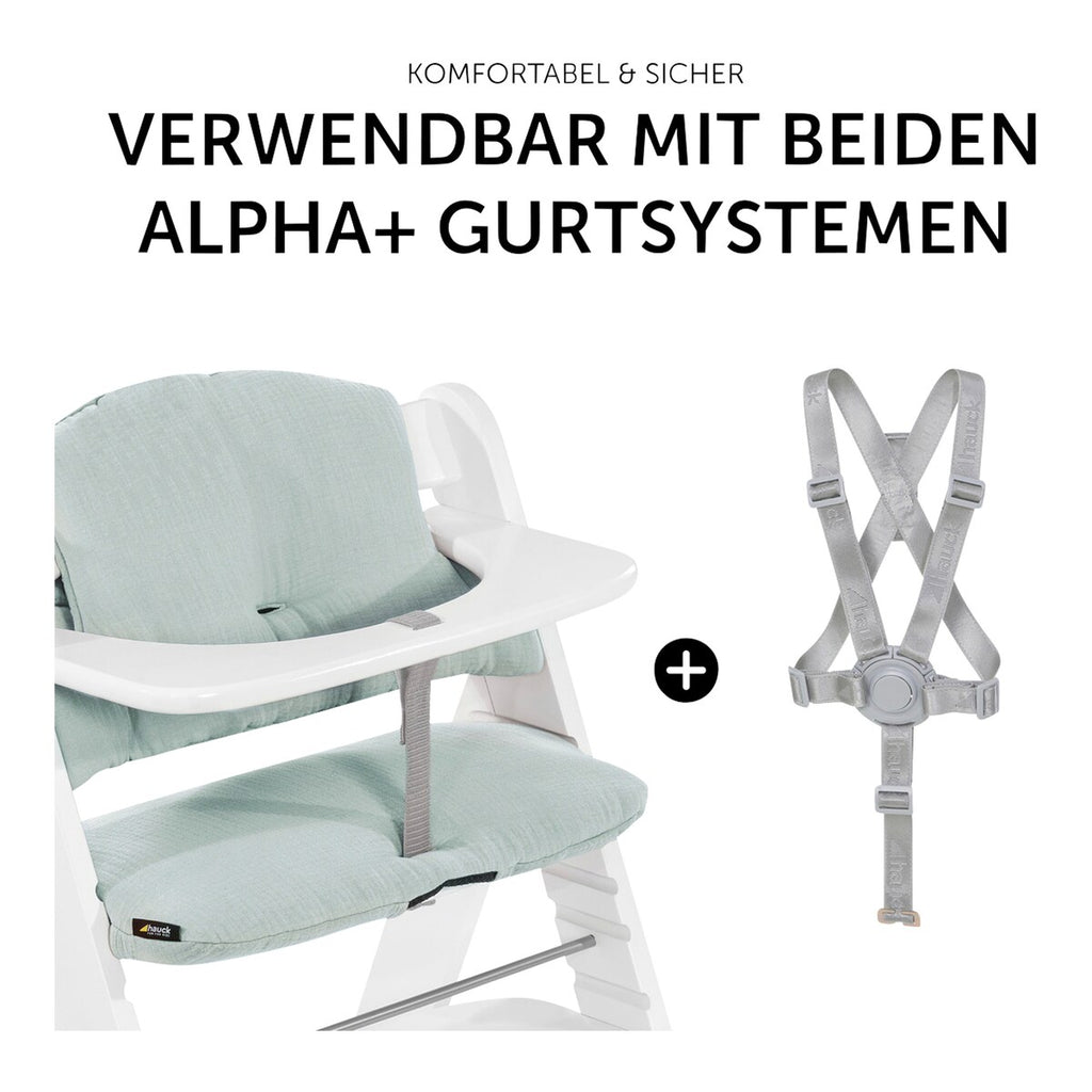 Sittepute Select musselin for Alpha+ barnestol, 2-delt - Hauck