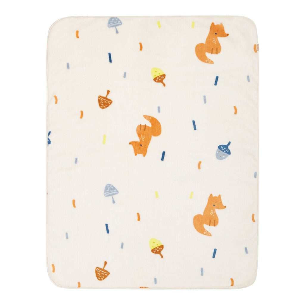Babyteppe i plysj med andemotiv 75x100 cm - Sterntaler
