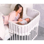 Bedside crib Maxi 89x51 cm massiv bøk - babybay