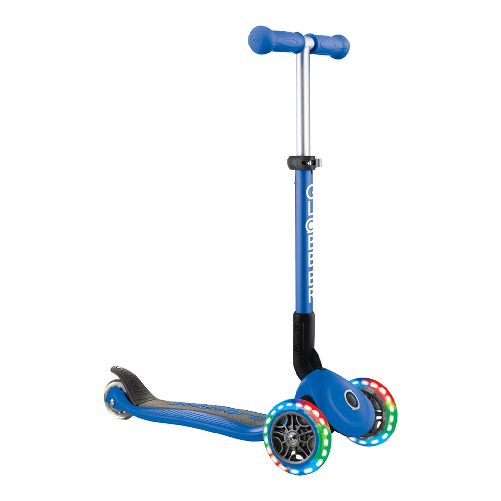 Sparkesykkel Junior med LED-lyshjul fra 24 mnd - Globber