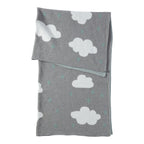 Strikket babyteppe bomull 80x100 cm - BORNINO HOME