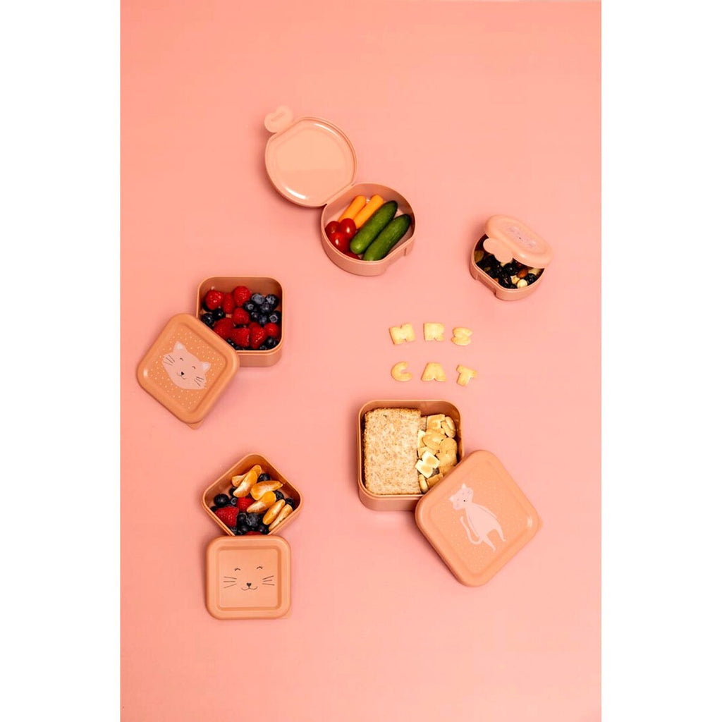 Snackbokser 2-delers sett med klips 300 og 150 ml - Trixie