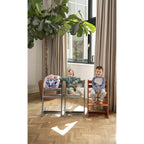 Pakke Tripp Trapp barnestol inkl. YOYO3 stell svart & tekstilsett 6+ taupe - Stokke