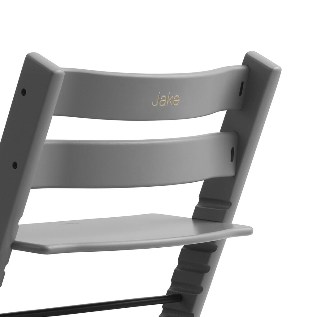 Tripp Trapp trappestol bøk med gravering 78 cm - Stokke