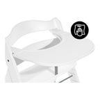 Spisebrett Alpha Click Tray i plast fra 6 mnd 44x46 cm - Hauck