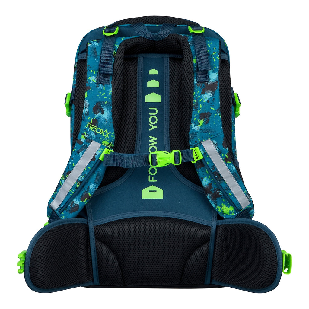 Skolesekk Active Pro med laptoplomme og organiser - neoxx