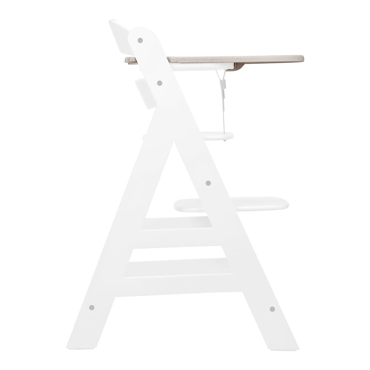 Spisebrett Alpha Click Tray i plast fra 6 mnd 44x46 cm - Hauck
